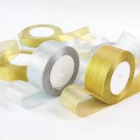 Cinta De Organza Metálica Plateada Y Plateada Con Brillo Para Boda Decoración De Pasteles Regalos Y Artesanía 25 Yardas Por Rollo - details 4