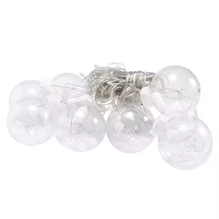 Luz De Hiedra Estelar LED Para Jardín Y Camping Decoración De Navidad Y Año Nuevo Caja De Batería De Cadena De Luces De Sfera De Desear 1 PC - 1