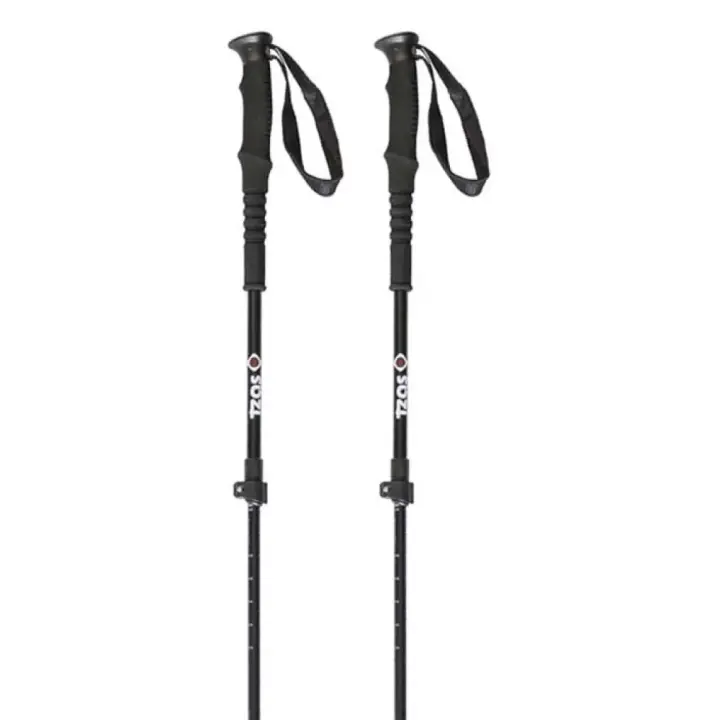 Material senderismo Bastones Izas Bastones Anso Negro Unisex - 1