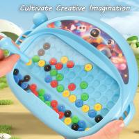 Tablero De Dibujo Magnético Para Niños Con Pluma Y Cuentas Juguete Educativo Sensorial Montessori Regalo Para Niños Y Niñas - details 17