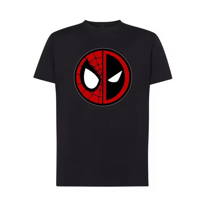 Spiderm/D. Pool - Camiseta logos - Superhéroes - Unisex algodón premium - 1