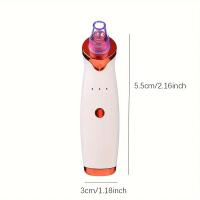 Limpia Puntos Negros Y Acné Con Vacío Facial Eléctrico Recargable USB Guía De Agua Para Limpieza Facial Plástico - details 3