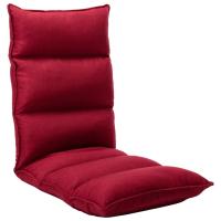 vidaXL Tumbona de suelo plegable de tela en color Marrón/Taupé/Negro y más - details 3