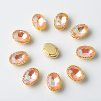 10x14mm Ovalado Diamante Coloreado Para Manualidades Joyería Vestimenta Zapatos Sombreros Accesorios DIY Bordado De Ojo De Caballo - details 5