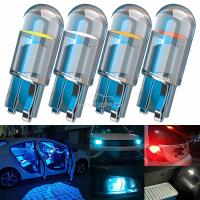 10X Lámparas LED COB Vidrio 6000K Blanco Para Auto Placa De Licencia Domo Lámpara De Lectura DRL Búho Lateral Puerta Luz De Retroiluminación - details 0