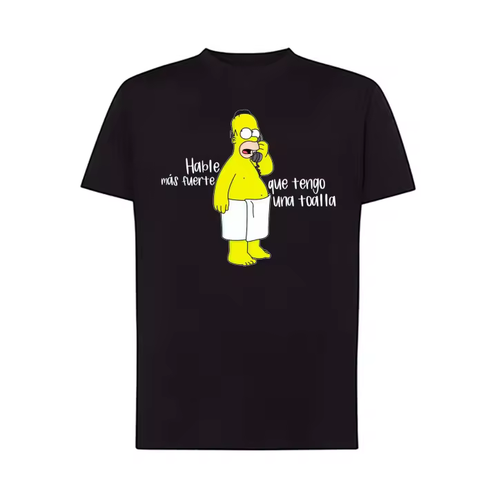 Camiseta Homer Hable más fuerte - series - Unisex algodón premium - 1