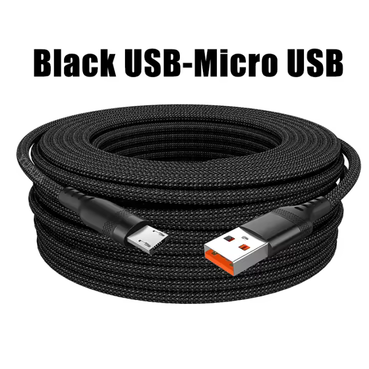 Cable De Carga Rápida USB Tipo C Lightning 3m 5m Para iPhone 14 Xiaomi OnePlus Android Micro USB Extensión De Cable De Carga - 1