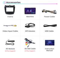 Junsun Android 13 Radio para Honda Accord 7 2003 2004 2005 2006 2007 2008 DSP Navegación GPS Reproductor Multimedia 2 DIN Inalámbrico CarPlay Android Auto Radio - details 24