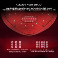 Máscara LED Inalámbrica 7 Colores Máscara De Belleza Con Luz Fotónica Rejuvenecimiento Anti-Edad Tensión De Piel Facial - details 18