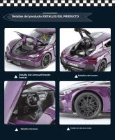 Modelo De Coche De Lujo Gemini GT a Escala 1:32 En Aleación Con Sonido Y Luz Regalo Para Niños Vehículo De Simulación Coleccionable - details 13