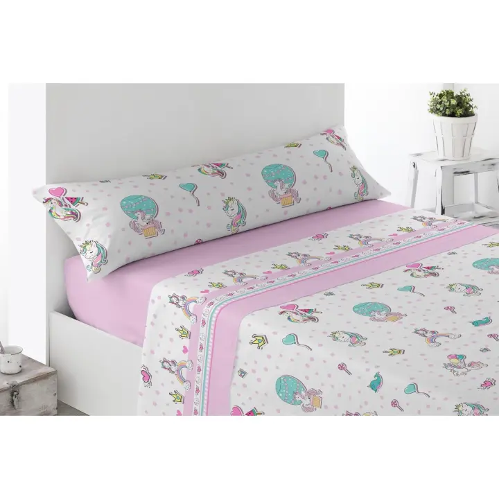 Energy Colors Textil-Hogar Infantil- Juego Sábanas 90 Estampadas Verano, 3 Piezas Poliéster Tacto Fino, Suave, Ajustable - 1