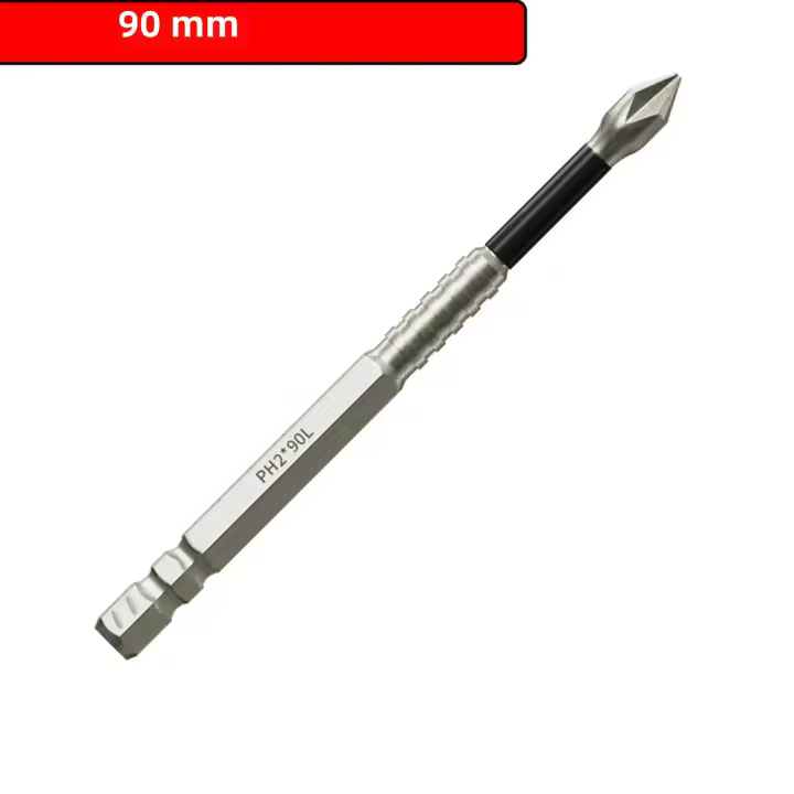 Broca Magnética De Acrílico 25-150mm Anti-Herrumbre Longitud De 150mm PH2 Para Herramienta De Madera Broca De Impacto Antideslizante - 1