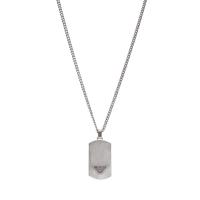 Emporio Armani STAINLESS STEEL，SILVER，DOG TAG EGS3125040 - details 0