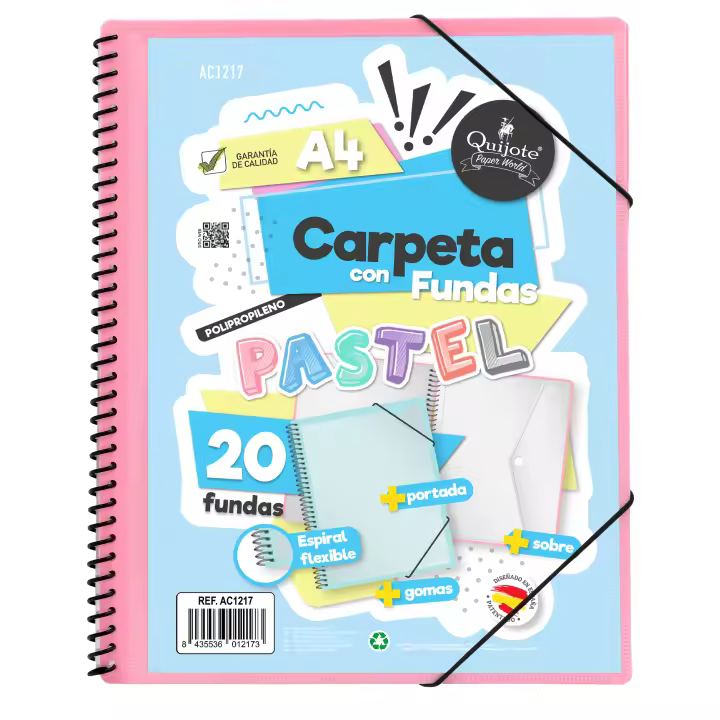Starplast - Carpeta Con Fundas Espiral Flexible A4 - 1