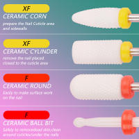 Kit De 19 Piezas De Brocas Para Uñas Con Corte De Corte Y Archivo Eléctrico Cerámica Acrílica Gel De Uñas Herramientas De Arte De Uñas - details 9