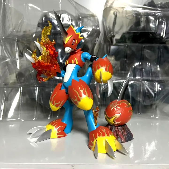 Figura De Acción Digimon Adventure Fladramon 18cm PVC Modelo War Greymon Juguete Para Niños Y Coleccionistas Adultos - 1