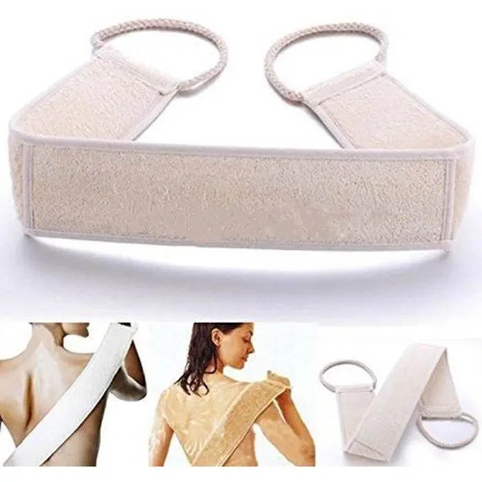 REMYCOO®Estropajo de espalda, Estropajo para baño, Esponja de Lufa para Ducha, Esponja de Lufa, Rascador de espalda para Ducha y baño - 1