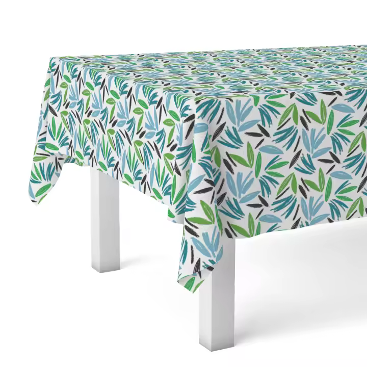 Valentia Home Mantel Hule OLET | Mantel Estampado Antimanchas | Mantel Repelente de Agua | Mantel Protección Mesa | Mantel al Corte para Comedor o Cocina | Varios tamaños | Mantel Rectangular y Redondo al Corte - 1