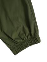 Pantalones De Cargo Para Hombre Con Bolsillos Y Cinta Ajustable En La Cintura Estilo Casual Moda Para Uso Diario Talla Regular - details 16