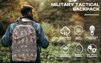 Mochila Táctica De 50L 3D Para Exteriores Impermeable Con Sistema Molle Para Caza Escalada Senderismo Pesca Trekking Viaje Rucksack Unisex - details 1