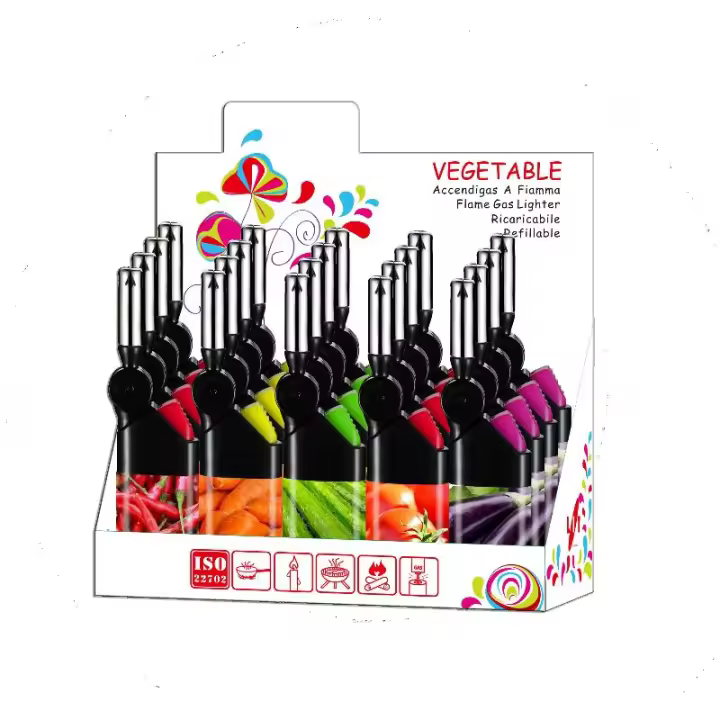 Lams encendedor lit a llama vegetable expositor 20 pcs f024 - 1