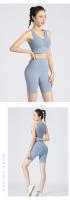 FREES COPES Mallas Deportivas Cintura Alta Mujer Sin Costuras，seamless yoga leggings - details 8