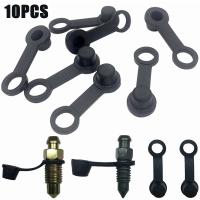 10Pcs Tapa De Polvo De Bomba De Freno 8mm Tapa De Aceite De Tornillo Negro Para Calipero De Freno Y Motocicleta Material De Goma - details 0