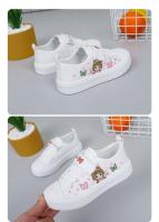 Zapatos De Lona Para Niñas Dibujos Animados Ligeros Y Cómodos Zapatillas Deportivas Planas Para Estudiantes Verano Antideslizantes Tela Superior PU Cierre De Correas EVA Para El Acolchado Suela De Goma - details 11