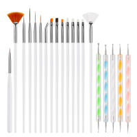 Set De Pinceles Para Arte De Uñas Con Pluma De Terapia De Luz Colorida Y Doble Punta Herramientas De Uñas Precisas - details 5