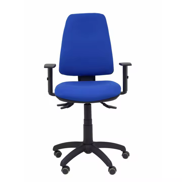 Piqueras Y Crespo Silla Elche S Bali Azul Ergonómica Regulable con Brazos y Ruedas de Parqué - 1