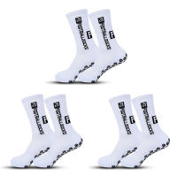 3 Pares De Calcetines De Fútbol Para Hombres Y Mujeres Antideslizantes Transpirables Cómodos De Nylon Altura De Pierna Alargada Para Deporte Y Tenis - details 0