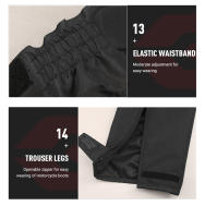 Chaqueta De Motocicleta Para Hombre Con Pantalones Motos Transpirable Mesh Protección Para 4 Estaciones Interiores Removibles - details 9