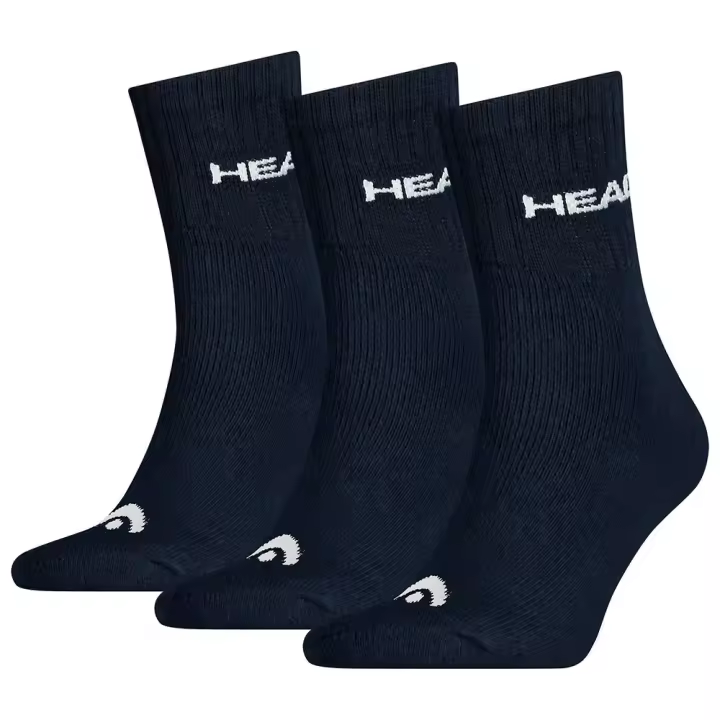 Calcetines Head Short Crew 3 Pares Marino - Elegir Talla - 1