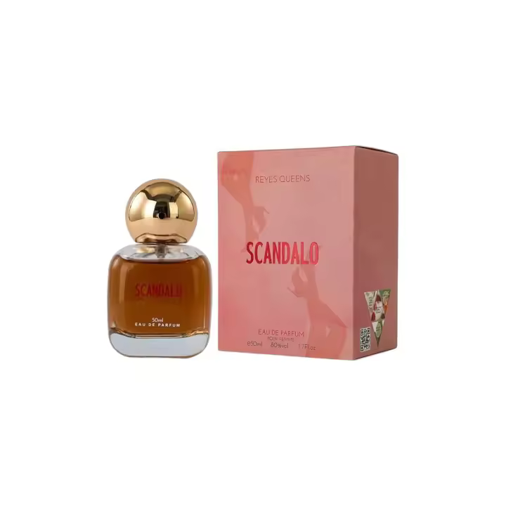 Everlyx - Perfume para mujer Scandalo 50ml Eau de Parfum - Aroma floral-frutal intenso con gran fijación - Presentación elegante con frasco de tapa dorada - Ideal para regalar o uso personal - 1