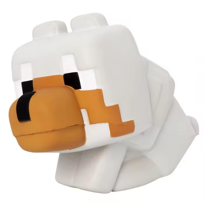 Minecraft figura antiestres mega squishme serie 2 lobo domado 15 cm - 1