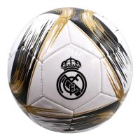 Balón Real Madrid Grande, Licencia Oficial 100%, Color Blanco, Negro y Dorado, Talla 5, Roger - Kiglam - details 0