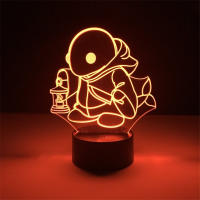 Lámpara De Noche Final Fantasy 3D Anime LED Cloud Strife Lámpara De Decoración Para Dormitorio Iluminador Para Niños Regalo De Cumpleaños - details 13