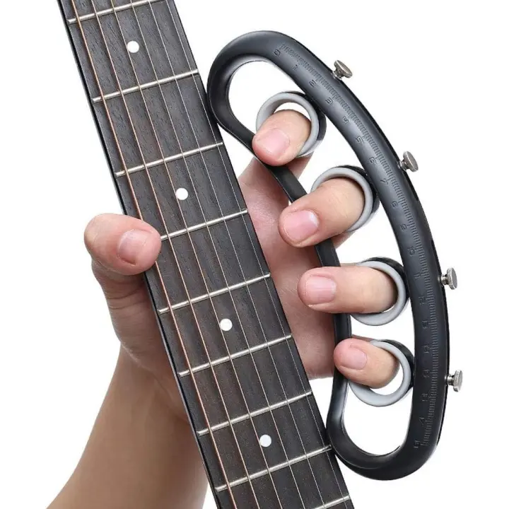 Expansión de dedos para guitarra, funda para dedos, herramienta de entrenamiento para la fuerza de los dedos, bandas de entrenamiento para guitarra, bajo, piano, velocidad de los dedos - 1