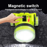 Linterna Frontal Profesional Para Natación 100m Luz Fuerte Submarina Interruptor Magnético Impermeable IPX8 Lámpara Frontal Magnética Para Actividades Acuáticas - details 3