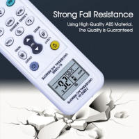Control Remoto Universal Para A/C Ajustable a Todas Las Marcas MAJOR LCD DGS Comunicación Inalámbrica IR Frecuencia 433 MHz - details 2