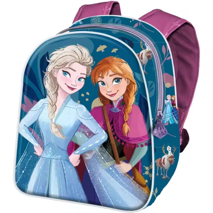 Mochila Mini 3D Frozen ll Disney 25.5x20.5x10cm. - 1