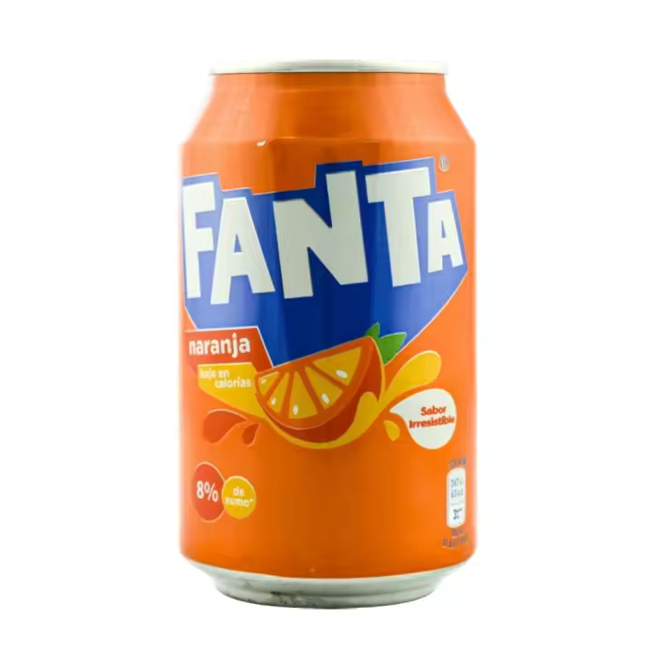 Fanta naranja 33 cl pack 24 latas - 1