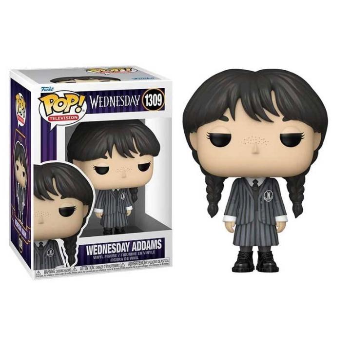 FUNKO POP! MIÉRCOLES ADDAMS, 67457, Nº1309, TIENDA CON LICENCIA OFICIAL, ENVIO EN 24-48 HORAS EN PENÍNSULA, FIGURA, CABEZÓN, MUÑECO, JUGUETES, SERIE, NETFLIX, COMEDIA, TERROR