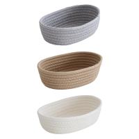 Cesta De Almacenamiento De Hilo De Algodón Oval Para Juguetes De Niños Caja De Organización De Escritorio Caja De Almacenamiento De Cosméticos Y Llaves - details 11