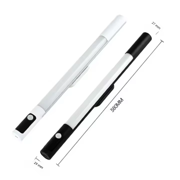 Lámpara Nocturna Con Sensor De Movimiento LED Recargable Tipo C Luz Para Armario Y Cocina Con Pantalla Digital - 1