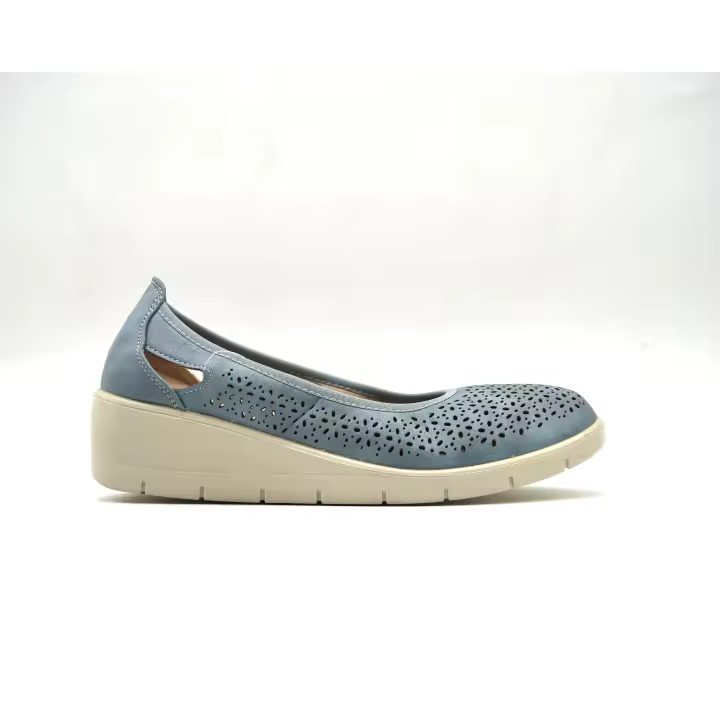 Virucci -Mocasines Deportivos de Mujer Cómodos Modernos 667 disponible en Marino Cuero Oro - 1
