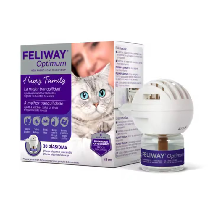 Ceva Feliway Optimum Difusor + Recambio 48 Ml - 1