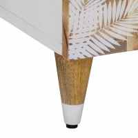 vidaXL Armario de lavabo para baño madera maciza de mango 62x33x58 cm - details 5