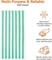 Beach Towel Stripe, Seafoam Green, Pack Of 1 70*140cm - details 0
