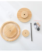 Torre De Juguete Para Gatos De Madera Con 3 Niveles Ruedas Y Disco Juguete Inteligente De Diversiones Para Gatos Entrenamiento - details 6